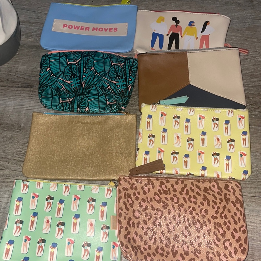 Sm ipsy zipper make up bags